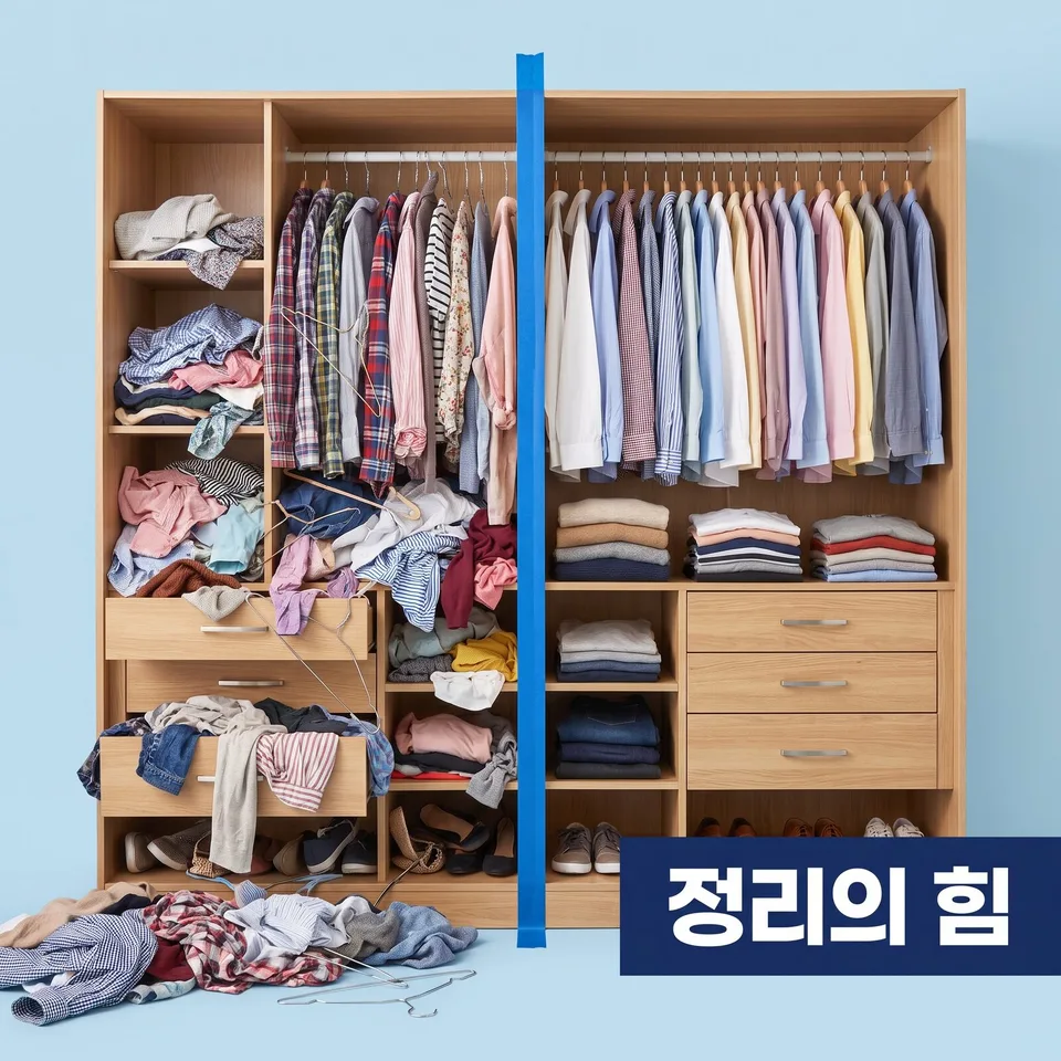 정리 · 수선 전과 후